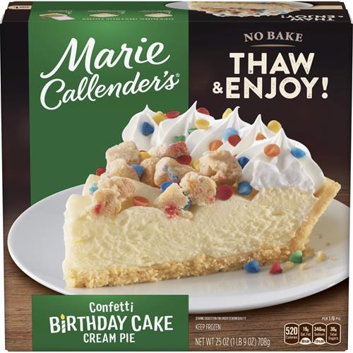 No Bake Birthday Cake Pie